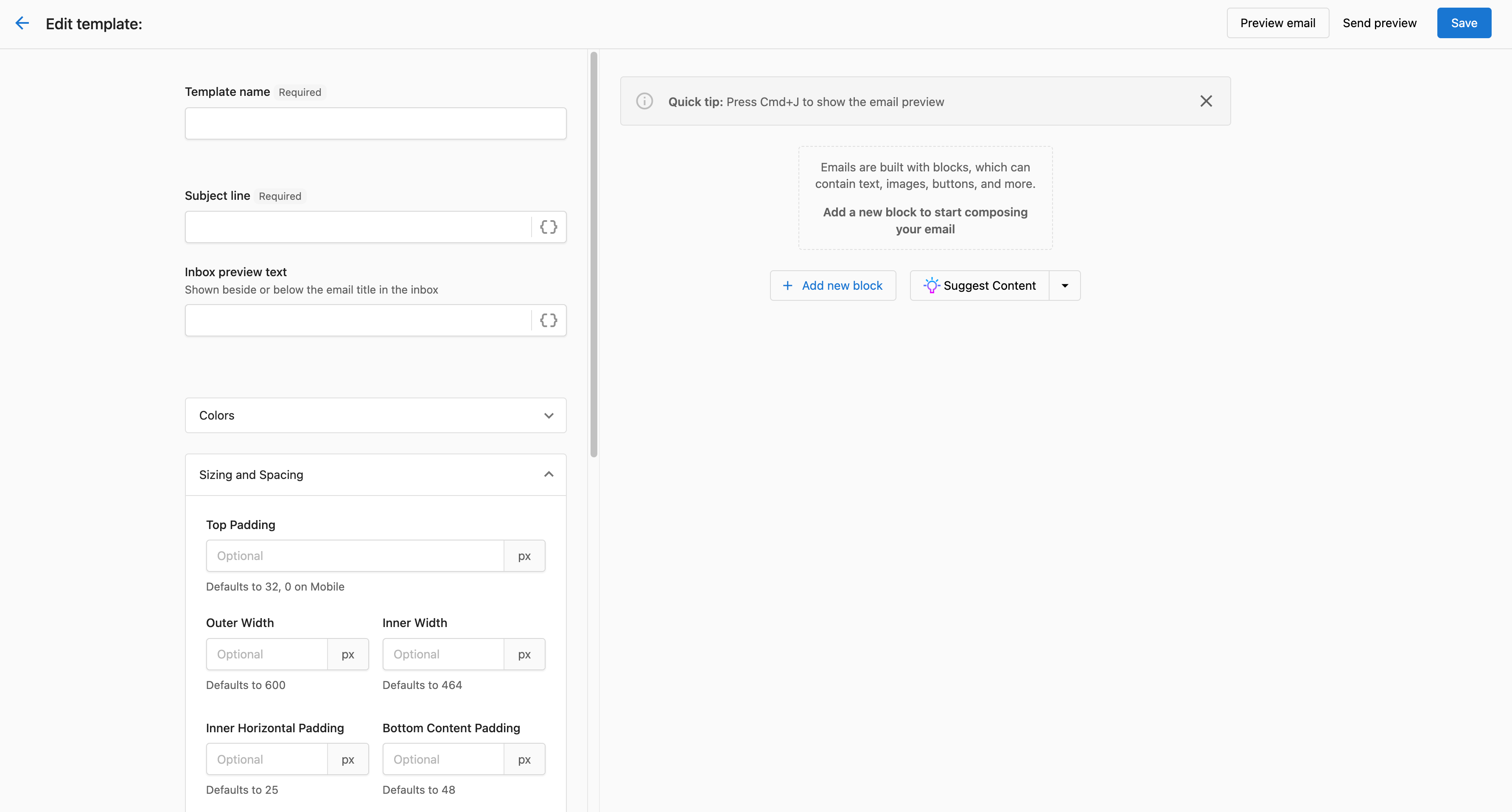 Email Builder