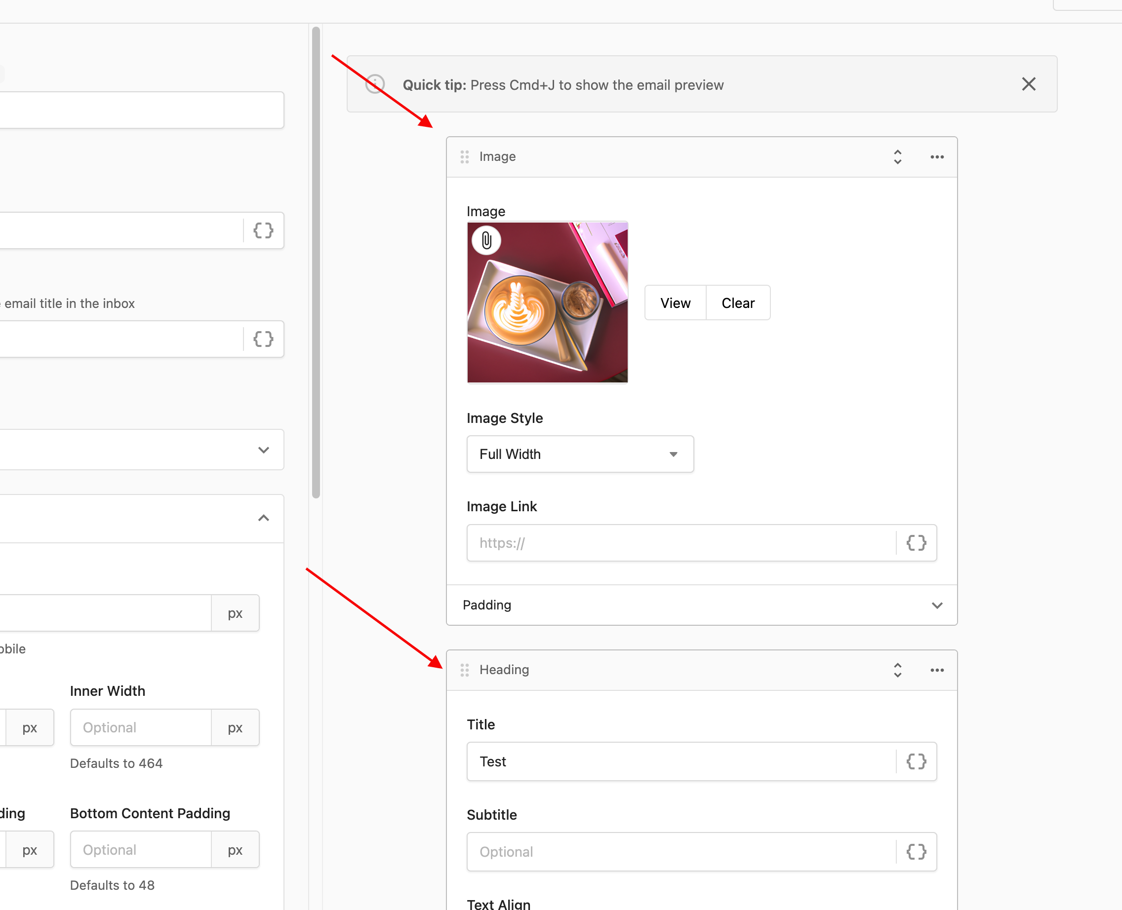 Email Builder Drag and Drop