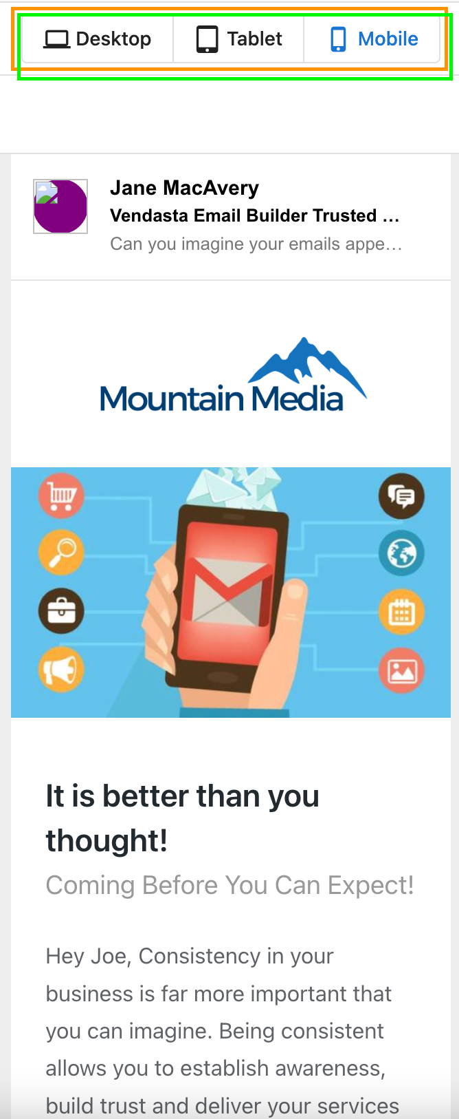 Email Builder Logo Personalization