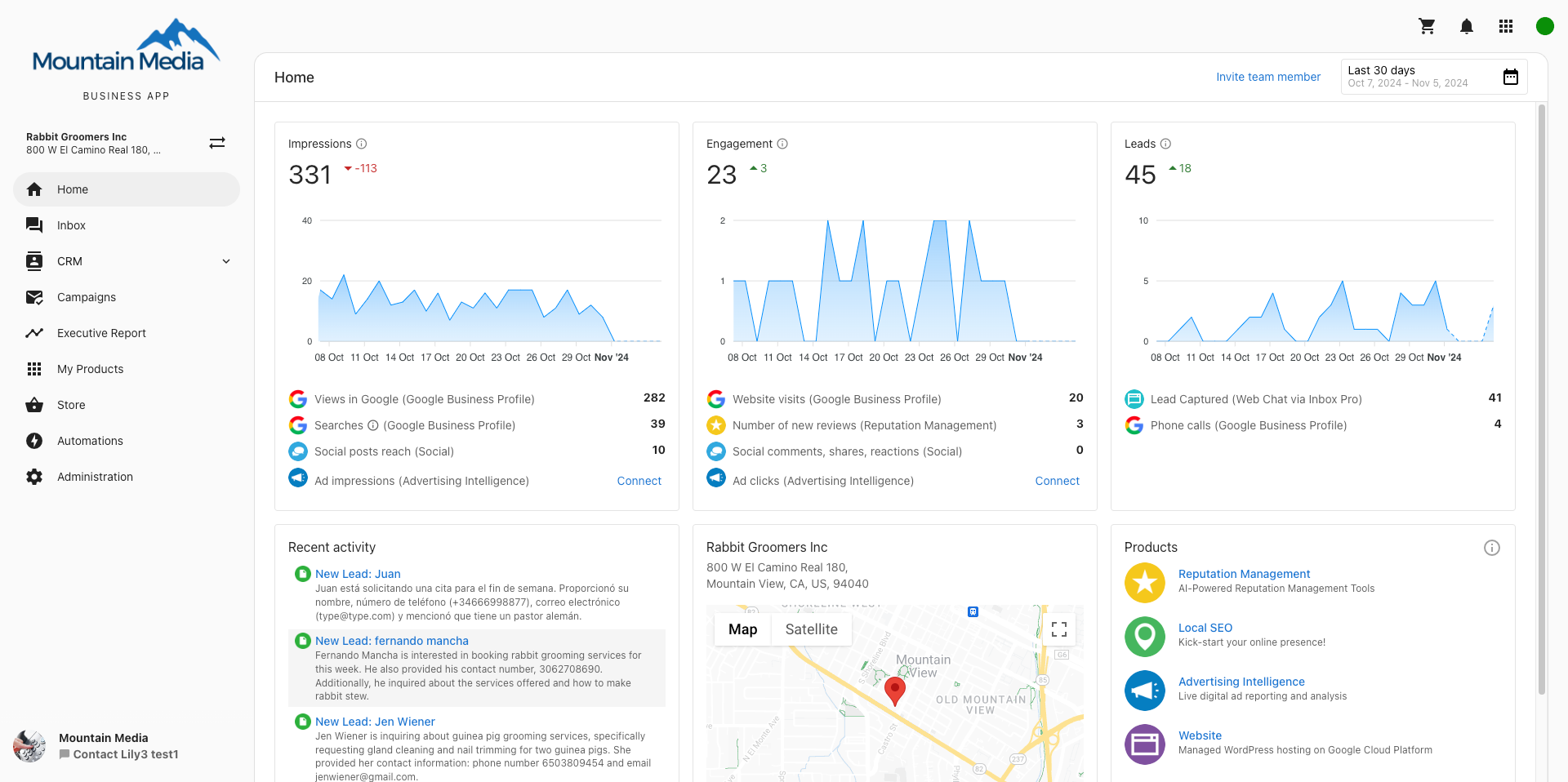 Business App Overview