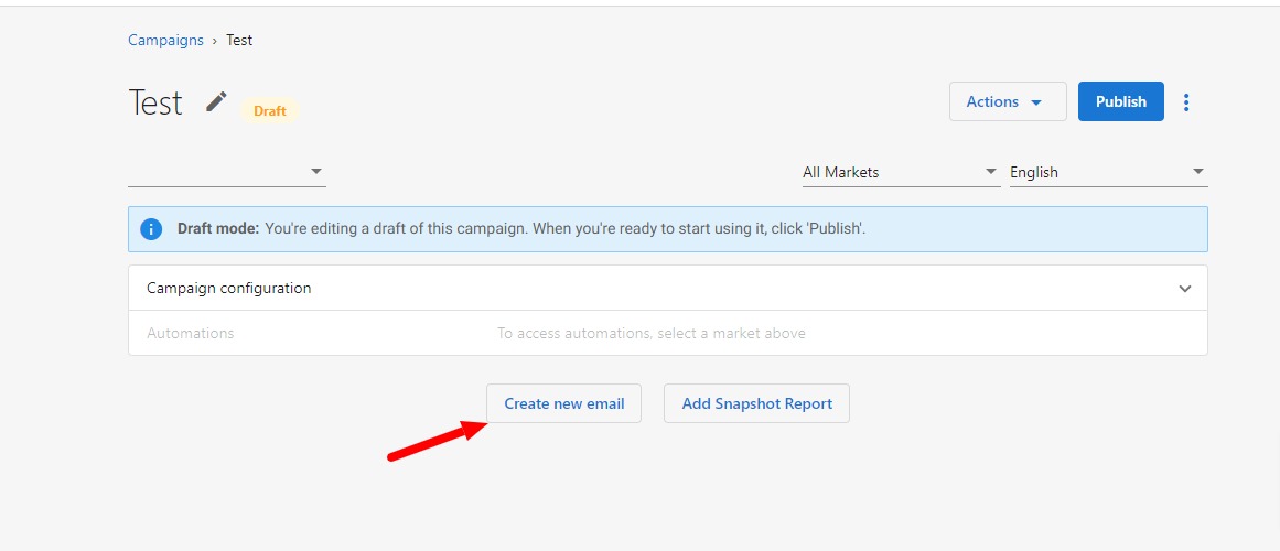 Create new email