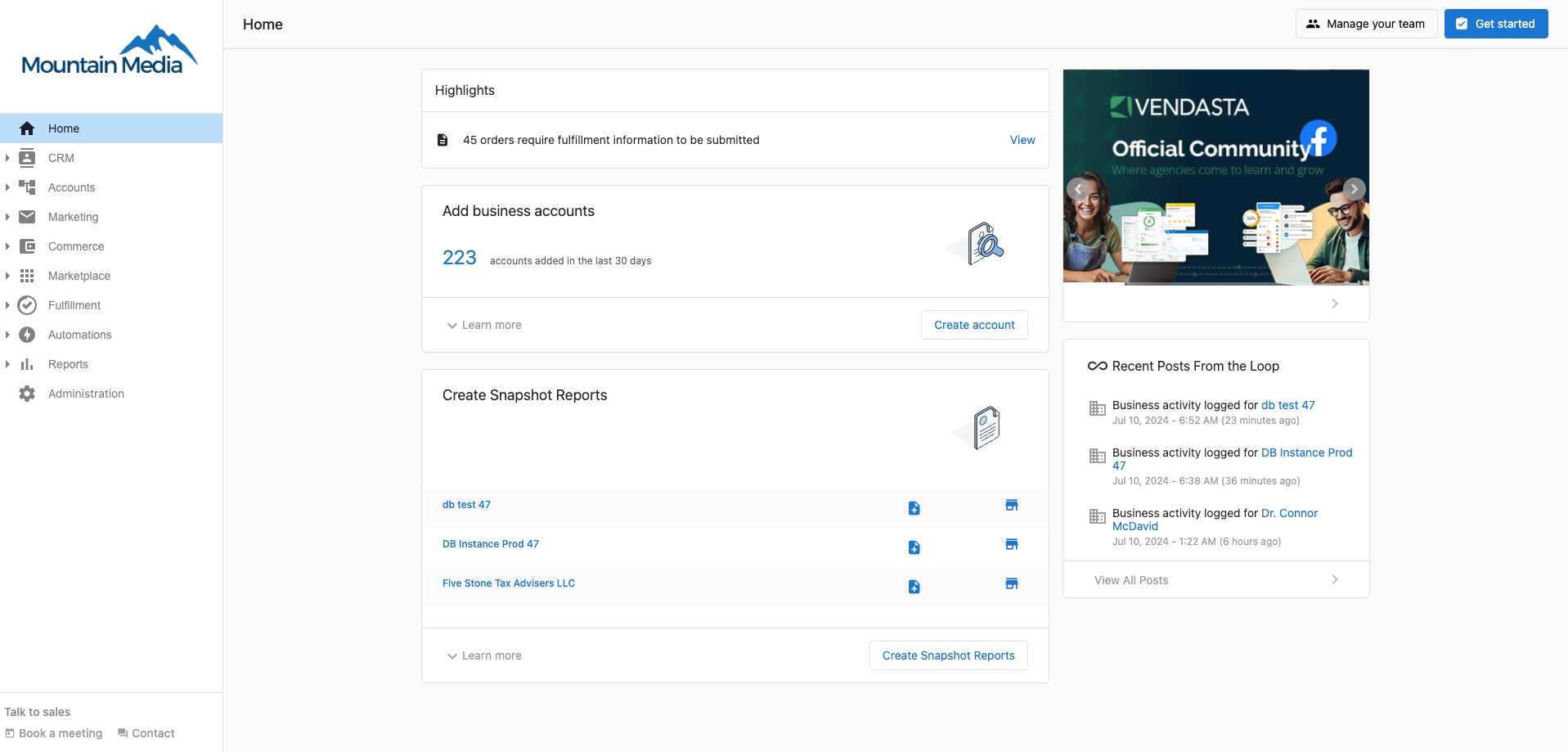 Administrators level of access