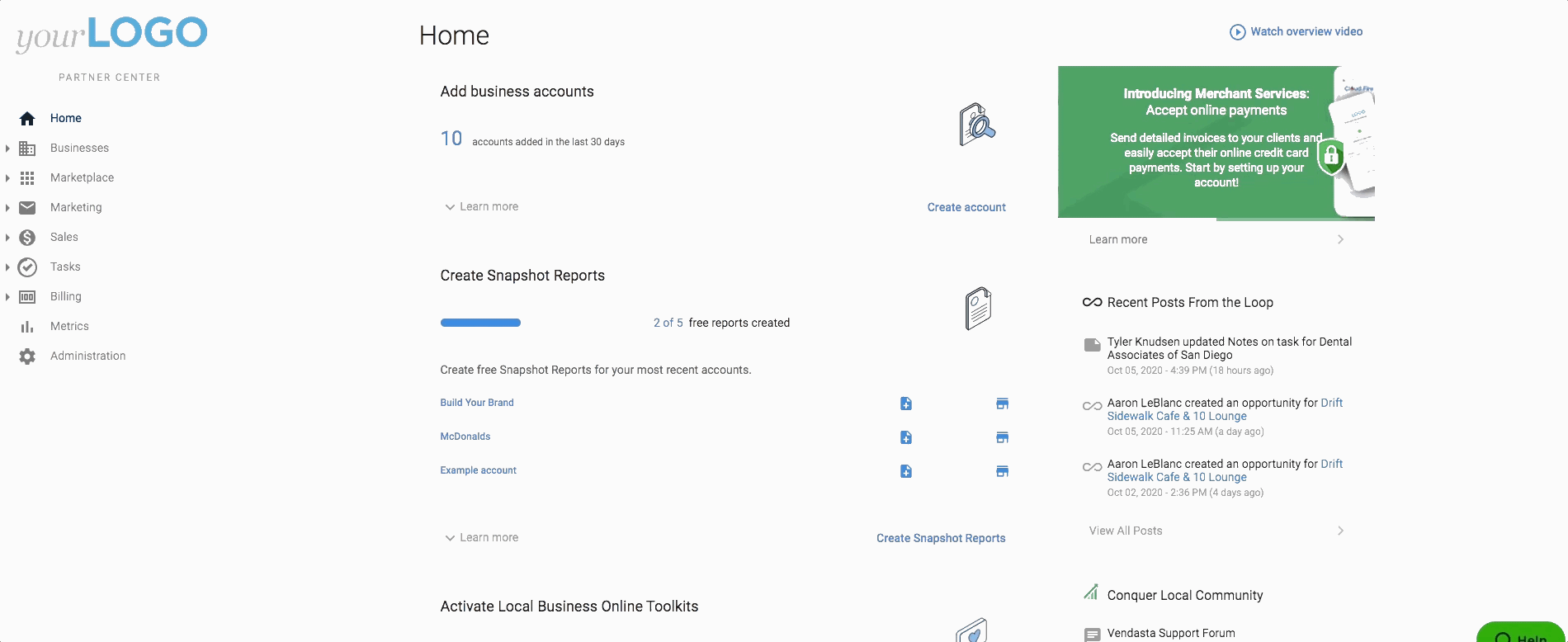 Package admin customize