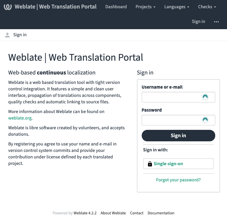 Weblate header image