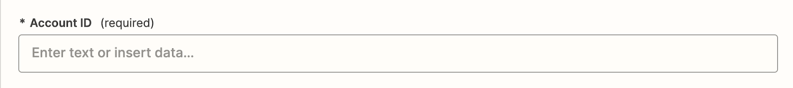 Zapier Account ID