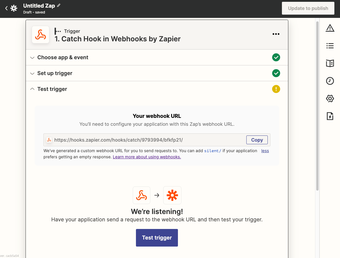 Webhooks by Zapier