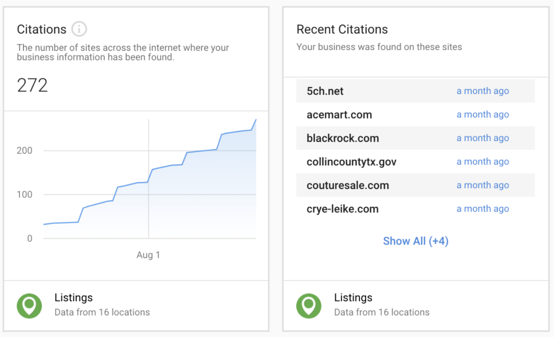 Citation tracking in executive report