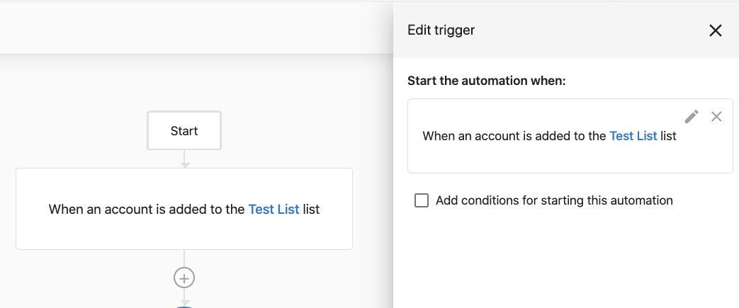 Enter automation details