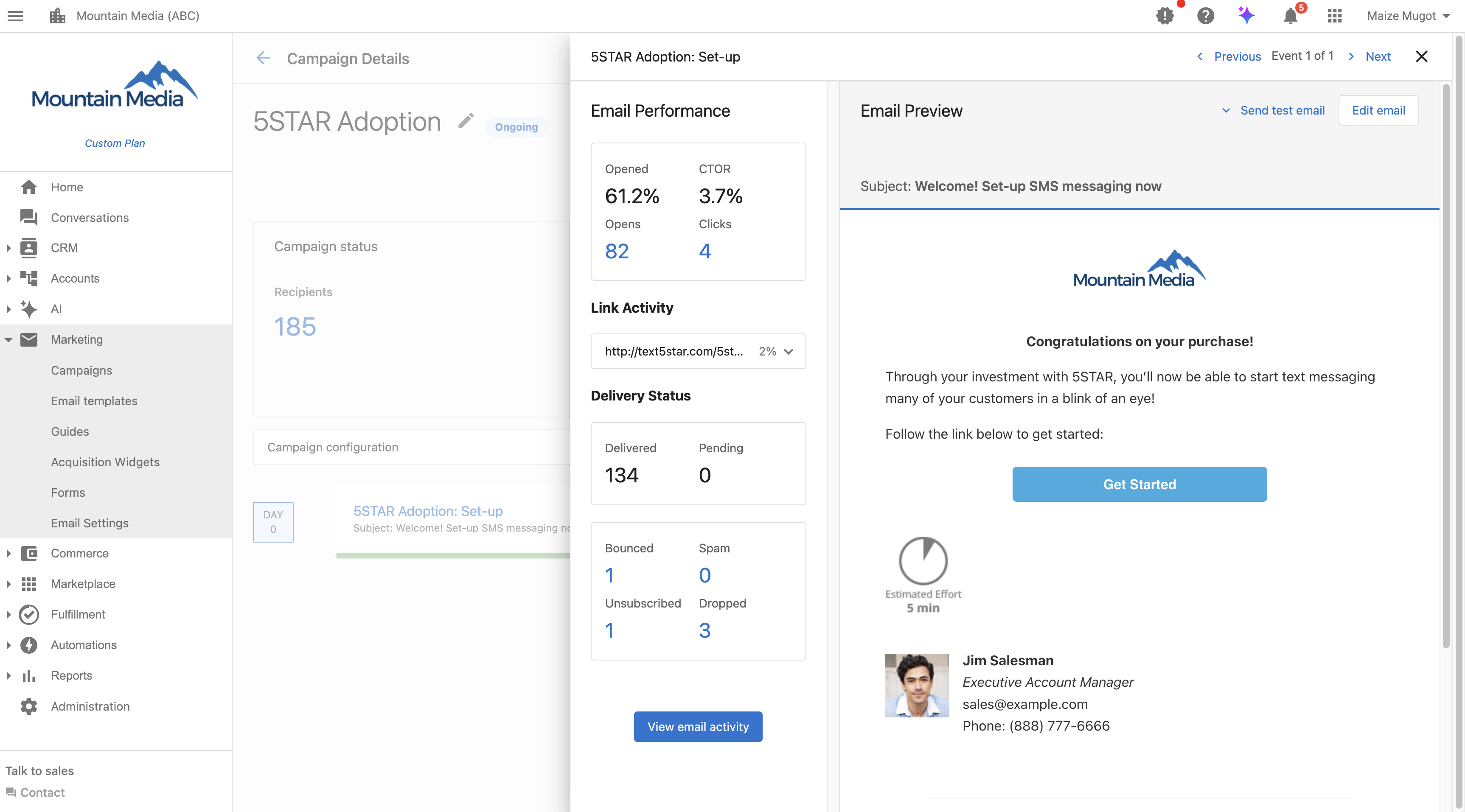 Email performance