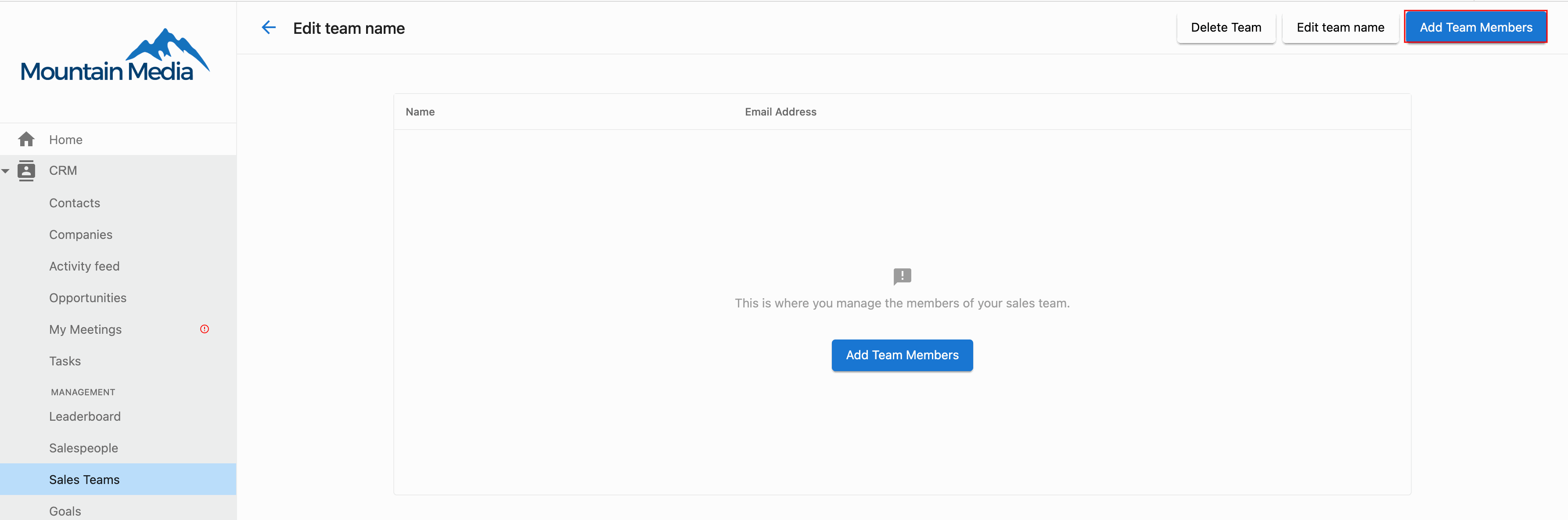 Create a new team booking link